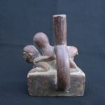 🏷️Moche Erotic Ceramic Vessel – Ancient Pre-Columbian Ritual Bottle - Imagen 5