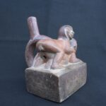 🏷️Moche Erotic Ceramic Vessel – Ancient Pre-Columbian Ritual Bottle - Imagen 8