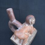 🏷️Moche Erotic Ceramic Vessel – Ancient Pre-Columbian Ritual Bottle - Imagen 9