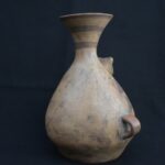 🔸Ceremonial Moche Vessel with Feline Motif and Geometric Design - Imagen 6