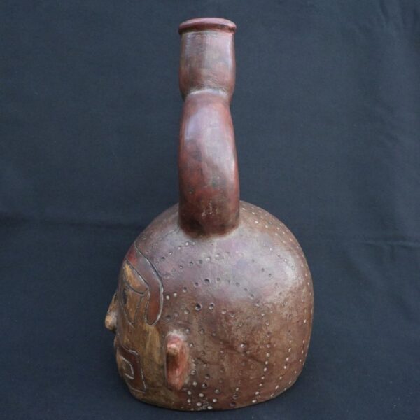 🏺 Chavin Ceramic Stirrup-Spout Bottle - Imagen 3