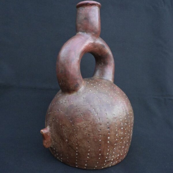 🏺 Chavin Ceramic Stirrup-Spout Bottle - Imagen 4