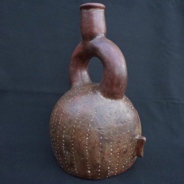 🏺 Chavin Ceramic Stirrup-Spout Bottle - Imagen 6