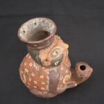 🌀 Nasca Ceramic Anthropomorphic Bottle with Serpents - Imagen 8