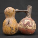 🕊️ Nasca Ceramic Wind Whistle with Bird and Serpent - Imagen 4