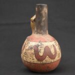 🕊️ Nasca Ceramic Wind Whistle with Bird and Serpent - Imagen 6