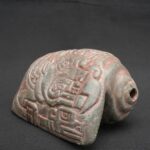 🎶 Chavín Stone Pututu with Ceremonial Feline Engravings