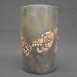 🛡️ Moche Ceremonial Vase with Stone and Shell Inlays - Imagen 12