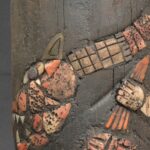 🛡️ Moche Ceremonial Vase with Stone and Shell Inlays - Imagen 16