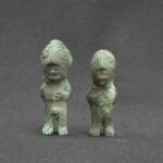 🌿 Inca Pacha Mama and Pacha Papa Figures in Green Stone