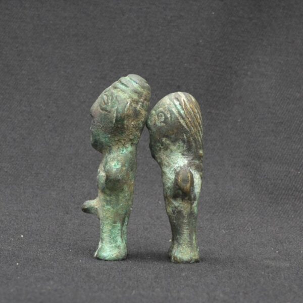🌿 Inca Pacha Mama and Pacha Papa Figures in Green Stone - Imagen 2