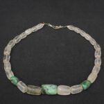 💎 Pre-Columbian Chavín Quartz and Turquoise Necklace