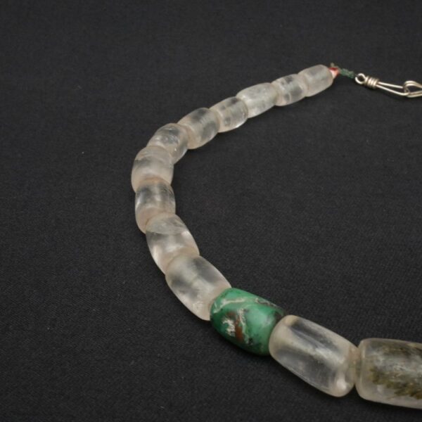 💎 Pre-Columbian Chavín Quartz and Turquoise Necklace - Imagen 3