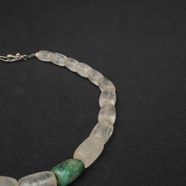 💎 Pre-Columbian Chavín Quartz and Turquoise Necklace - Imagen 5