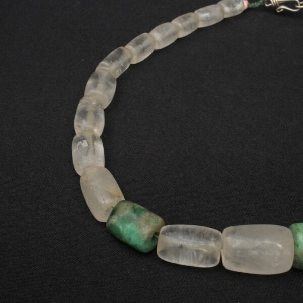 💎 Pre-Columbian Chavín Quartz and Turquoise Necklace - Imagen 9