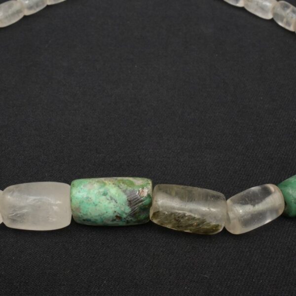 💎 Pre-Columbian Chavín Quartz and Turquoise Necklace - Imagen 10