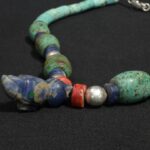 Pre-Columbian Chavín Turquoise and Sodalite Necklace - Imagen 13