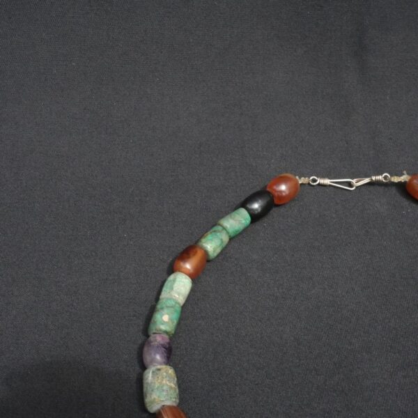 💎 Pre-Columbian Chavín Turquoise and Amethyst Necklace - Imagen 2