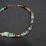 💎 Pre-Columbian Chavín Turquoise and Amethyst Necklace - Imagen 4