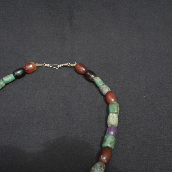 💎 Pre-Columbian Chavín Turquoise and Amethyst Necklace - Imagen 5