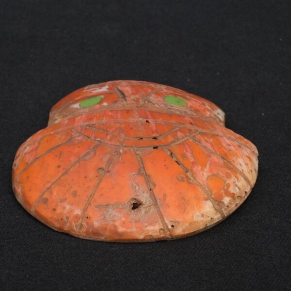 🌞 Chavín Face in Spondylus Shell with Headdress - Imagen 7