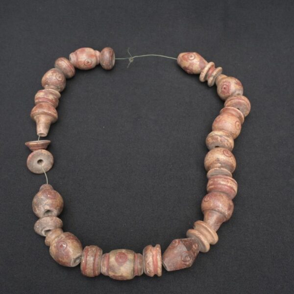 🔴 Chavín Stone Necklace with Ritualistic Beads - Imagen 7