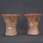 🏺 Tiahuanaco Ceramic Ritual Vessel with Polychrome Human Face - Imagen 3