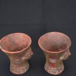 🏺 Tiahuanaco Ceramic Ritual Vessel with Polychrome Human Face - Imagen 5