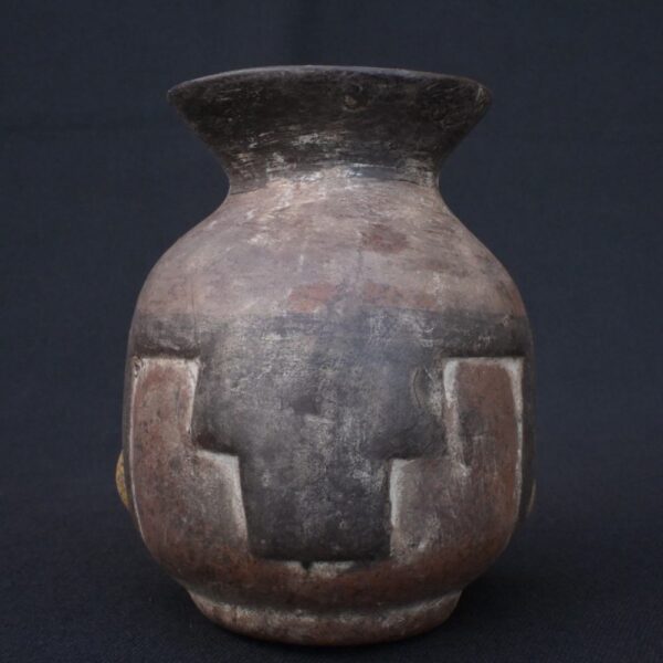 🧠 Tiahuanaco Culture Ceramic Ceremonial vessel in the shape of a human head - Imagen 6