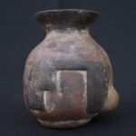 🧠 Tiahuanaco Culture Ceramic Ceremonial vessel in the shape of a human head - Imagen 7