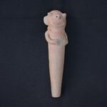 🎶 Inca Culture Ceramic Wind Whistle with Humanoid Figure