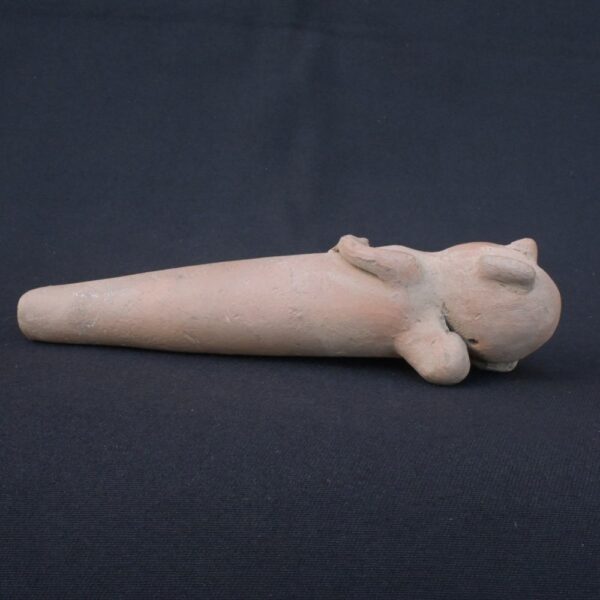 🎶 Inca Culture Ceramic Wind Whistle with Humanoid Figure - Imagen 7