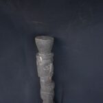 🔱 Inca Culture Ceramic Ceremonial Scepter with Carved Ancestral Figure - Imagen 10