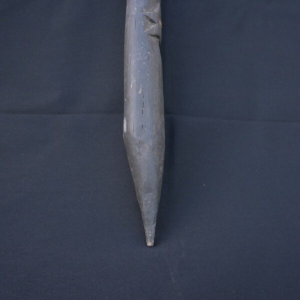 🔱 Inca Culture Ceramic Ceremonial Scepter with Carved Ancestral Figure - Imagen 11