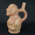 Pre-Columbian Moche Anthropomorphic Crab Bottle