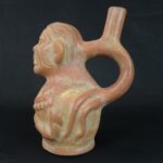 Pre-Columbian Moche Stirrup Vessel - Ancient Peruvian Art