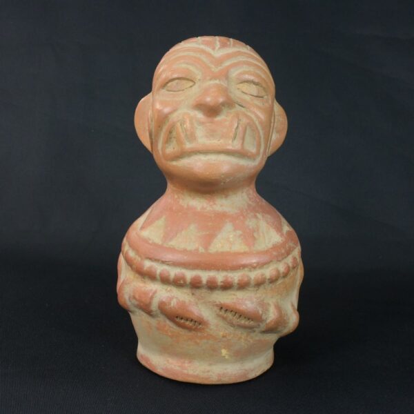 Pre-Columbian Moche Anthropomorphic Crab Bottle - Image 8