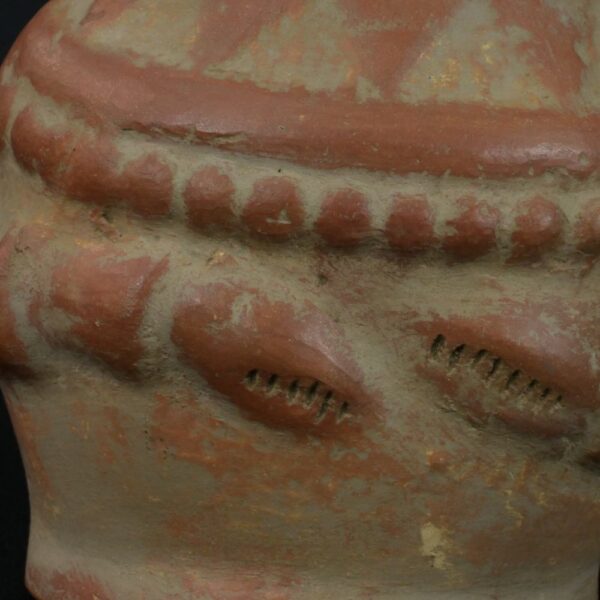 Pre-Columbian Moche Anthropomorphic Crab Bottle - Image 13