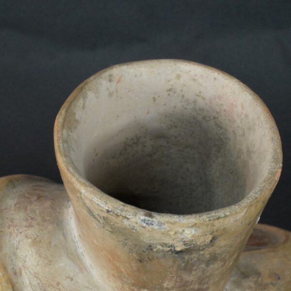 Pre-Columbian Moche Ceramic Ritual Bottle - Image 10
