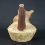 Authentic Pre-Columbian Moche Animal Motif Ceramic Whistle - Image 4