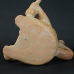 Pre-Columbian Moche Anthropomorphic Ceramic Bottle - Image 10
