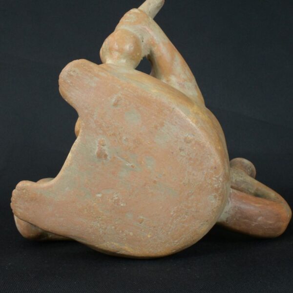 Pre-Columbian Moche Anthropomorphic Ceramic Bottle - Image 10