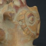 Pre-Columbian Moche Anthropomorphic Ceramic Bottle - Image 13