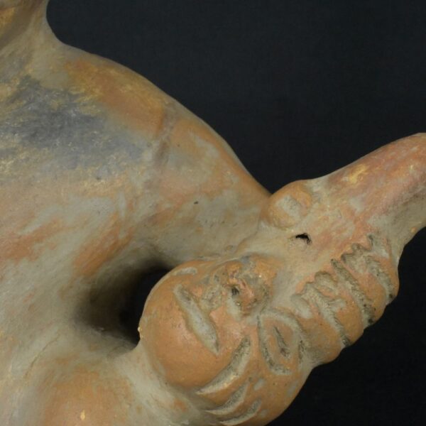 Pre-Columbian Moche Anthropomorphic Ceramic Bottle - Image 16