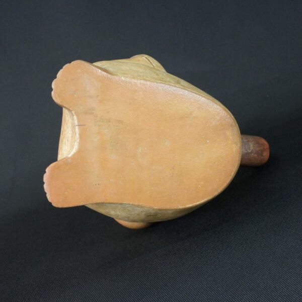 Pre-Columbian Moche Ceramic Worker Bottle - Image 8
