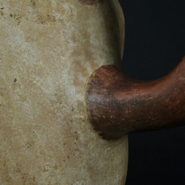 Pre-Columbian Moche Ceramic Worker Bottle - Image 11