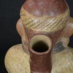 Pre-Columbian Moche Ceramic Worker Bottle - Image 12
