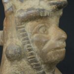 Pre-Columbian Moche Ceramic Priest Bottle - Image 14