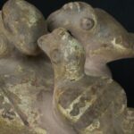 Pre-Columbian Moche Ceremonial Double Vessel with Serpent Motifs - Image 12