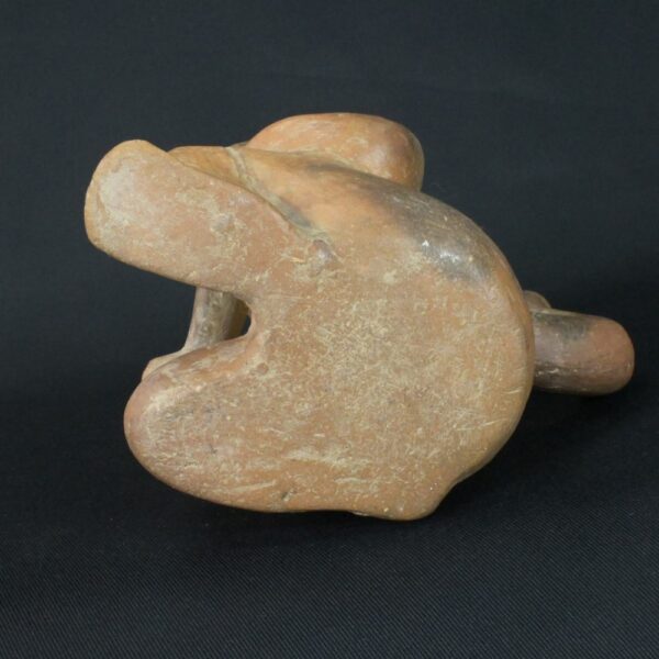 Pre-Columbian Moche Warrior Ceramic Bottle - Image 10